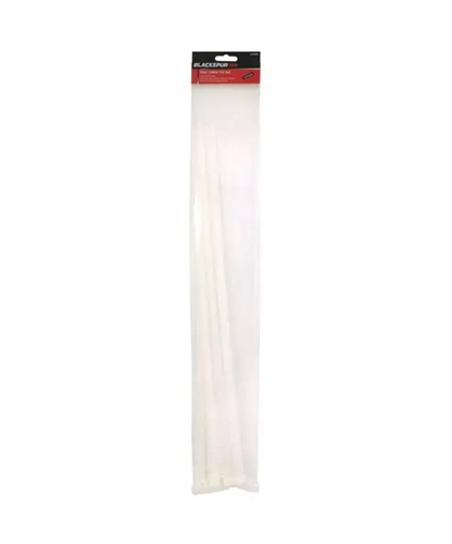 Blackspur 10pc 9 X 550mm Cable Tie Set - White Blackspur 10pc 9 X 550mm Cable Tie Set - White